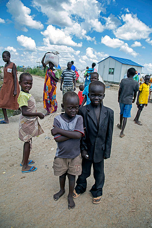 South Sudan, child refugees