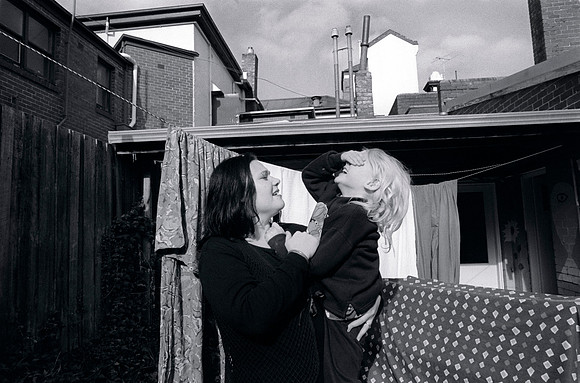 Jo and her son Blake 1997