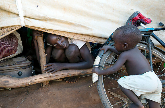 Uganda refugee camp