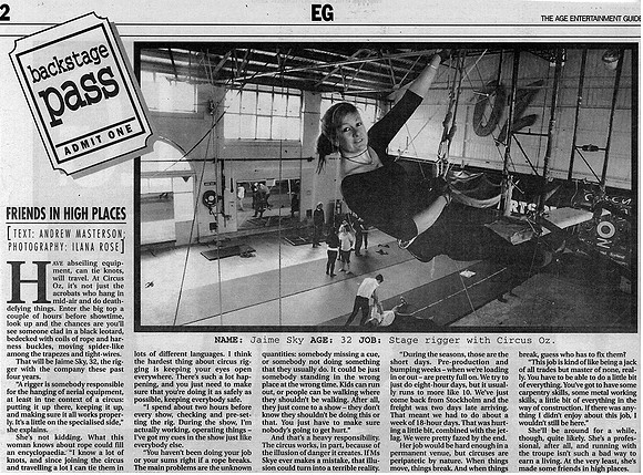 Backstage Pass-EG The Age
