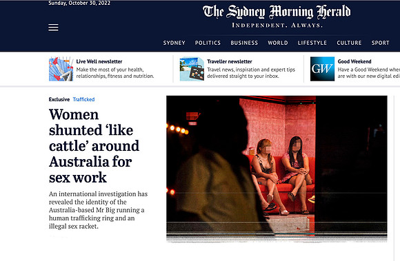 Sydney Morning Herald October 2022