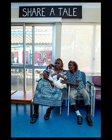 Josephine, Rosie and Dame Egna the chicken Alice Springs