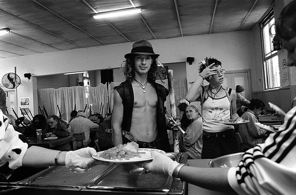 Heidi and Andrew Sacred Heart Soup Kitchen 1997